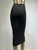 Summer New 2023 Women Black Midi Bodycon Bandage Skirt 2023 Designer High Waist Party Office Lady Elegant Split Skirt