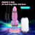 Realistic Dog Dildo 8.5inch Fantasy Monster Dildos Luminous Silicone Thick Pink Dildo Anal Toy with Suction Cup for Women Men