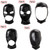 Adult Shiny Leather Masks Sex Toys Bronzing Cloth Open Mouth And Eye Glued Head Cover Couples Adult Products