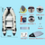 Thermal Welded SOLAR MARINE 9.8 ft 3 Meters Inflatable Speed Boat Outdoor Fishing Rescue Rowing Dinghies With Free Accessories