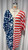 Factory Sexy Bikinis Women Swimwear Swimming Beach Wraps Flag Printed Scarf Beach Wear Cardigan Ladies Summer Sundress Cover up
