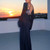 Enyami Hot Selling Boheme Vacation Beach Wear See Through Backless Lace-up Long Maxi Dress Women