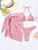 2026 3pcs Bikini Set Glistening Swimsuit Bikini With Cover up Dress Girls Swim Bathing Suit Beach Wear