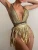swimsuit women's new European and American sexy deep V swimsuitsNightclub hot girls tassel one-piece swimsuits