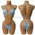 S573 Factory Supply Full Rhinestone Swimwear Swimsuit Two Pieces Sexy Bikini Neon Green Crystal Swimming Bathing Suit for Girl