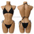 S573 Factory Supply Full Rhinestone Swimwear Swimsuit Two Pieces Sexy Bikini Neon Green Crystal Swimming Bathing Suit for Girl