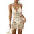 Hollow Out Crochet Bikini Two-Piece Cover Up Shirt Womens' Swimwear Set Sequin Splicing Vacation Beach Set Summer Swimsuits
