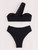 Asymmetric One Shoulder Bikinis Female Swimsuit High Waist Bikini Women Swimwear Two-pieces Bikini Set Bather Bathing Suit Swim