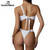 Nadanbao Sexy Halter Solid color Bikini Set Women's Swimsuit Two-piece Triangle Thong Swimwear Bathing Suit Brazilian Biquinis