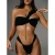 Nadanbao Sexy Halter Solid color Bikini Set Women's Swimsuit Two-piece Triangle Thong Swimwear Bathing Suit Brazilian Biquinis