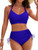 Circyy Backless Swimsuit Women Cheetah Print Fashion Bikini Set High Waisted Drawstring Split Swimsuit Summer 2025 New Beachwear