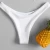 Sexy Women's Ribbed Tube Top Bikini Set White Swimsuit for Women Biquini Traje De Bano Pants Bikini Badeanzug Micro Bikini