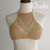 Women Sexy Bikini Tops High Neck Hollow Out Halter Swimwear Crochet Separate Swimsuit Bikini Bra Hot Sale