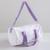 Striped Duffle Bag Women Canvas Travel Overnight Bag With Detachable Adjusted Strap Weekender Bag Vacation