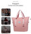 Expandable large-capacity storage luggage bag, water-resistant sports and fitness handbag, casual travel luggage bag
