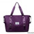 Expandable large-capacity storage luggage bag, water-resistant sports and fitness handbag, casual travel luggage bag