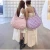 New Cloud Bag Folded Soft Pleated Bubbles Shoulder Bags Dumpling Bag Large Capacity Tote Bag Cotton Underarm Handbag Woman