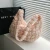 New Cloud Bag Folded Soft Pleated Bubbles Shoulder Bags Dumpling Bag Large Capacity Tote Bag Cotton Underarm Handbag Woman