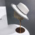 Summer  Big Brim Sun Hat Women's French Fisherman Cap Fashion Pearl Chain Flat Cap Sunshade Sunscreen Straw Hats