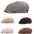 Fashion Vintage Men  Hat Newsboy Flat Hats Herringbone Tweed Baker Boy Gatsby