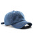 Unisex Retro Adjustable Baseball Cap Solid Washed Denim Jean Hat Business and Golf Applicable Blank Cap