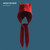 Korean Niche Scarf Integrated Knitted Balaclava Hats for Women Autumn and Winter Warm Versatile Retro Christmas Red Bomber Hat