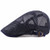 HT2215 Beret Spring Summer Men Women Cap Adjustable   Flat Cap Breathable Mesh Cap for Men Women Solid Plain Beret Cap