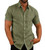 Mens Custom Shirt Fashion Stripes Print Short Sleeve Summer Shirt Men Turn-down Collar Button Casual Blouse Top
