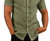 Mens Custom Shirt Fashion Stripes Print Short Sleeve Summer Shirt Men Turn-down Collar Button Casual Blouse Top