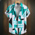 Simple Men's Shirts 3d Patchwork Printing High-Quality Clothing Short Sleeve Beach Party Hawaiian