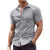 Men's summer Hawaiian shirt pattern shirt, outdoor casual short sleeved 3D printed button clothing, comfortable and breathable