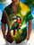 Flamingo Parrot 3D Print Hawaiian Shirt Men Women Fashion Turn Down Beach Shirts 2025 Blouse Vocation Turn Down Collar Camisa