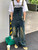 Cleanfit Retro American Sle Men's Denim Overalls Loose Straight Leg Patchwork Jeans Vintage Waed Trendy Casual Trousers