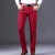 2024 New Spring Men's Slim Jeans Classic Style Straight Elasticity Cotton Denim Pants Male Brand Wine Red Black White Trousers