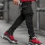 Botvotee Skinny Men Jeans Denim Cargo Pants Wash Black Blue Multi Pockets Casual Mid Waist Trousers Slim Fit Daily Wear Joggers
