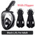 Underwater Scuba Anti Fog Full Face Diving Mask Snorkeling Respiratory Masks Safe Waterproof Swimming Equipment for Adult Kids