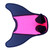 Swimming Fins Swimming Training Double-foot Fins Short Blade Flippers Swim Fin Swimming Flippers For Snorkeling Diving Equipment