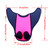 Swimming Fins Swimming Training Double-foot Fins Short Blade Flippers Swim Fin Swimming Flippers For Snorkeling Diving Equipment