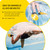 Swim Training Fins for All Strokes Ergonomic Fit Adjustable Heel Strap Comfortable Swimming Gear