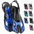 Snorkel Fins Swim Fins Adjustable Buckles Swimming Flippers Short Silicone Scuba Diving Shoes Open Heel Travel Size Beginners