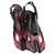 Snorkel Fins Swim Fins Adjustable Buckles Swimming Flippers Short Silicone Scuba Diving Shoes Open Heel Travel Size Beginners