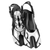 Snorkel Fins Swim Fins Adjustable Buckles Swimming Flippers Short Silicone Scuba Diving Shoes Open Heel Travel Size Beginners