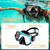 Scuba Diving Mask Snorkel Set For Adults Tempered Glass Professional Panoramic Snorkeling Gear Swimming Training Snorkel Kit