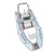 New RIB Boat 480 Inflatable Tube Fiberglass Deep V Hull for Sale