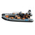 CE Sport Fishing Inflatable 4.2m 14ft Rigid Deep V Aluminum Center Console 420  Family Fishing Rib Rowing Boat With Motor