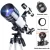 150X Zoom HD Professional Astronomical Telescope 70mm Aperture Refractor Powerful Monocular Long Range Space Moon