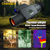 CaseeDa IP65 Thermal Monocular OLED Display Night Vision Scope 7x Zoom Thermal Imaging Infrared Telescope for Night Patrol