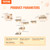 SucceBuy Wall Mounted Cat Shelves Cat Wall Shelves and Perches with Jumping Boards Hammocks & Cat Tree Cat Furniture and Shelves