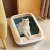 Cat Bedpans Small Size Pet Sandbox for Cat Anti-Splash Cats Toilet Pet Sandbox Kitten Tray Bedpan Cleaning Cat Supplies