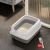 Cat Bedpans Small Size Pet Sandbox for Cat Anti-Splash Cats Toilet Pet Sandbox Kitten Tray Bedpan Cleaning Cat Supplies